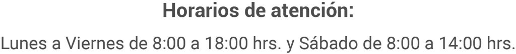 Horarios
